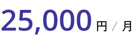 25,000円 / 月
